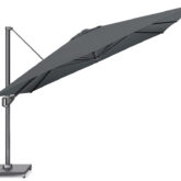 Platinum Zweefparasol Challenger 350×350 Faded Black Premium