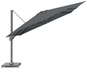 Platinum Zweefparasol Challenger 350x350 Faded Black Premium