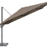 Platinum Zweefparasol Challenger 350×350 Havanna Premium