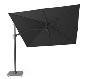 Platinum Zweefparasol Challenger T2 3x3 Faded Black Premium