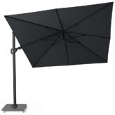 Platinum Zweefparasol Challenger T2 3×3 Jet Black Premium