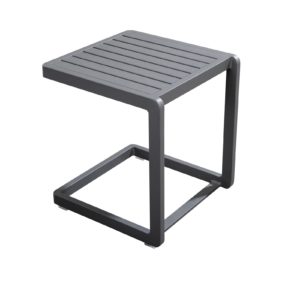 Yoi Sidetable Hokan Dark Grey Aluminium