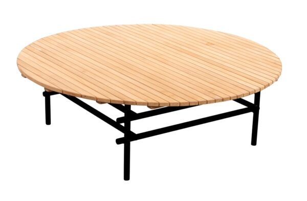 Yoi Salontafel Ki Zwart Teak 106cm Rond