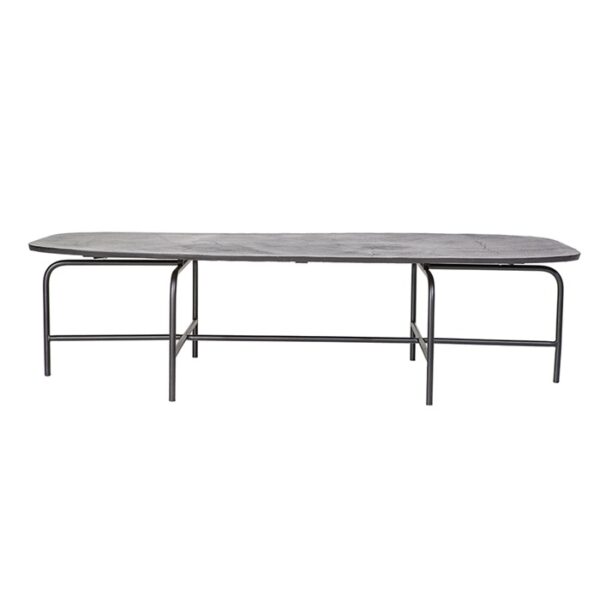 Eleonora Charles salontafel 147 x 70 cm zwart