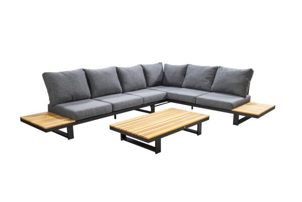 Yoi Funsui Loungeset 345x275 Black Panther Black + Tafel 130x75