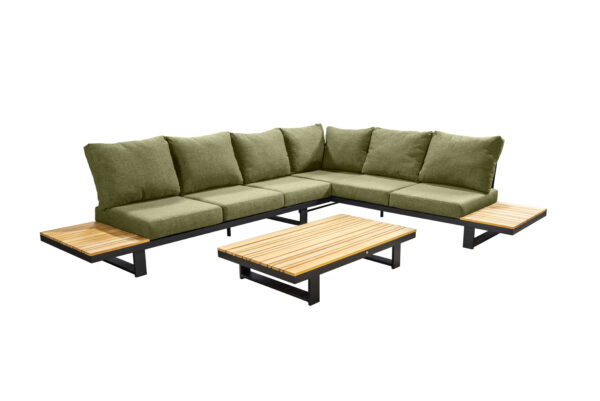 Yoi Funsui loungeset 345x275 Black Emerald Green +Tafel 130x75