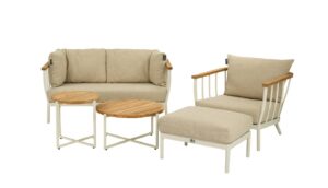Apple Bee Condor Loungeset 3-zits + LC + Hocker Oyster