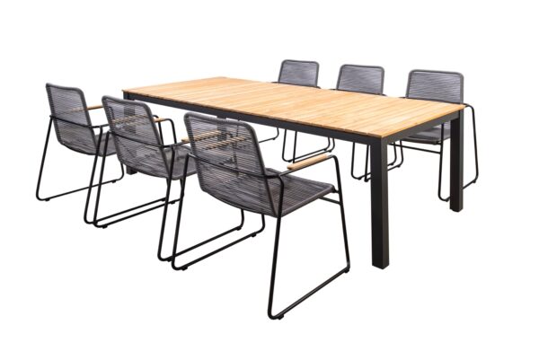 Yoi Tuinset Arashi Wasabi 7-Delig Dark Grey