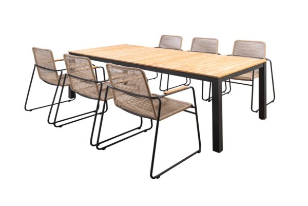 Yoi Diningset Arashi Wasabi 7-Delig Natural