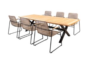 Yoi Diningset Wakai Wasabi 7-Delig Natural