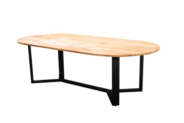 Yoi Tuintafel Kaihou 260x122 cm Ovaal Black Teak