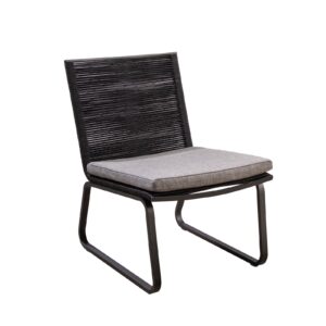 Yoi Loungechair Kome Rope Black Soil