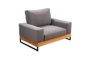 Yoi Loungechair Yasashii Black Teak
