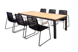Yoi Tuinset Arashi Wasabi 7-Delig Black