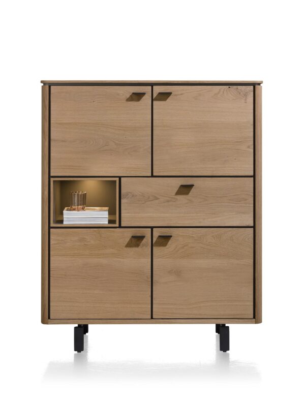 Henders en Hazel Livada highboard Railway brown