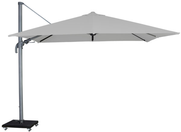 Platinum Zweefparasol Marbella T2 3x3 Light Grey