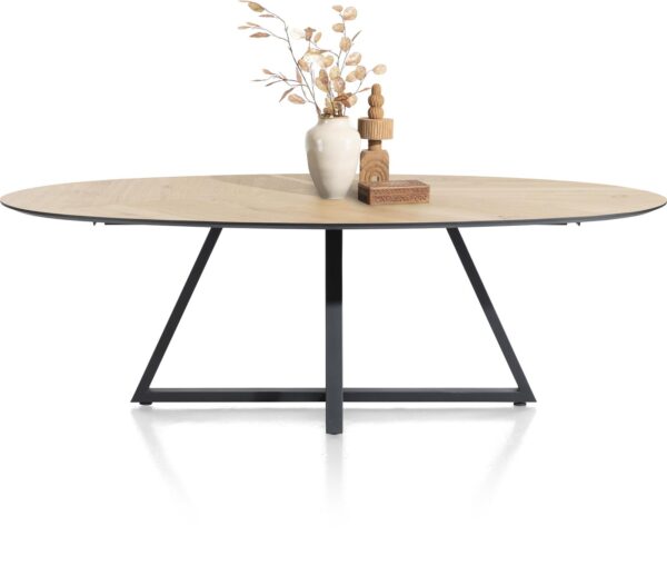 Henders en Hazel Ridgefield eettafel elips 240 x 120 cm Naturel