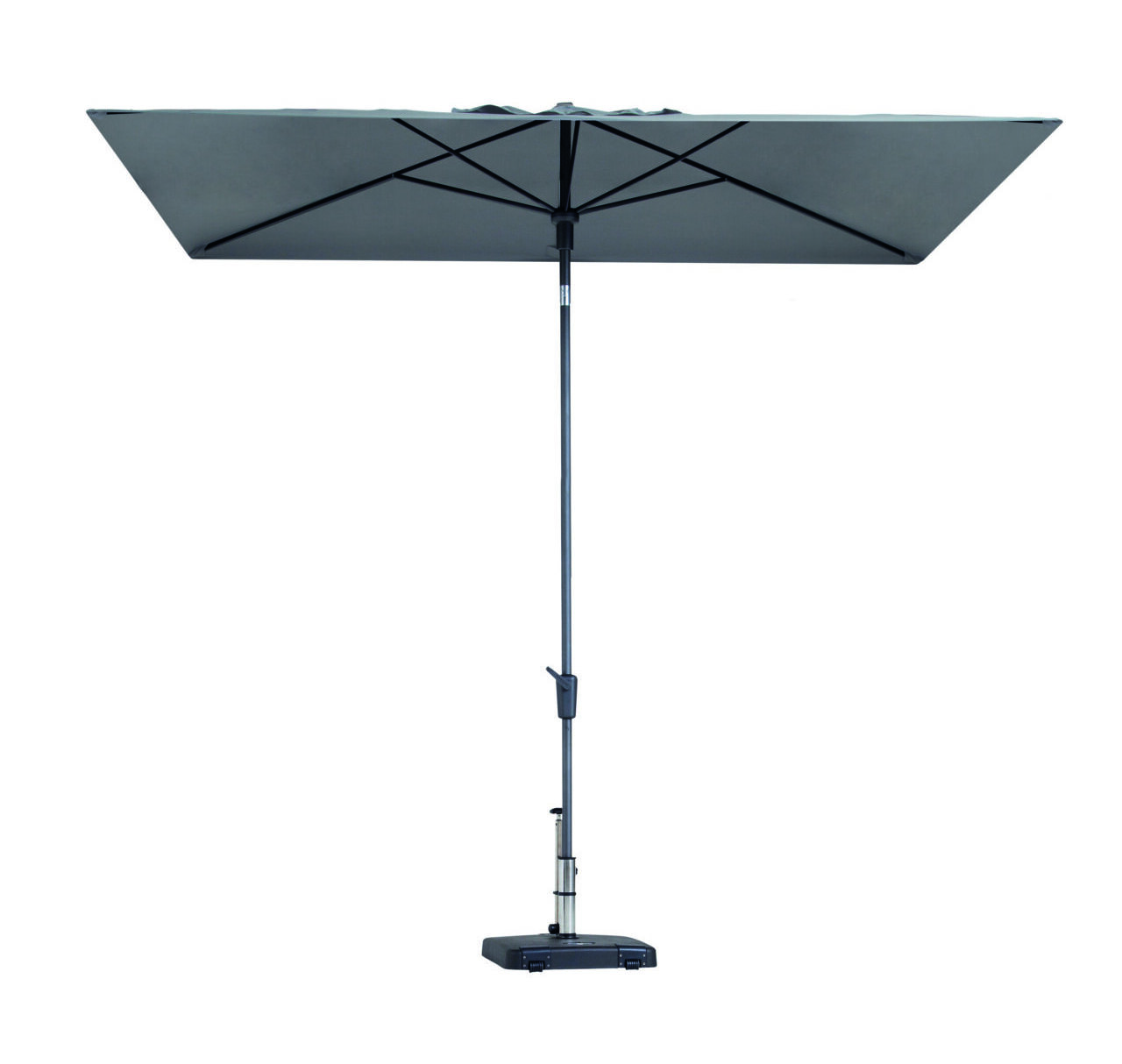 huid etnisch hoed Madison Parasol Mikros 2x3 meter light Grey - Vivaldi XL Zevenaar