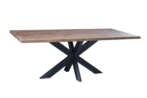 Hudson tafel 220 x 95 cm met spinpoot