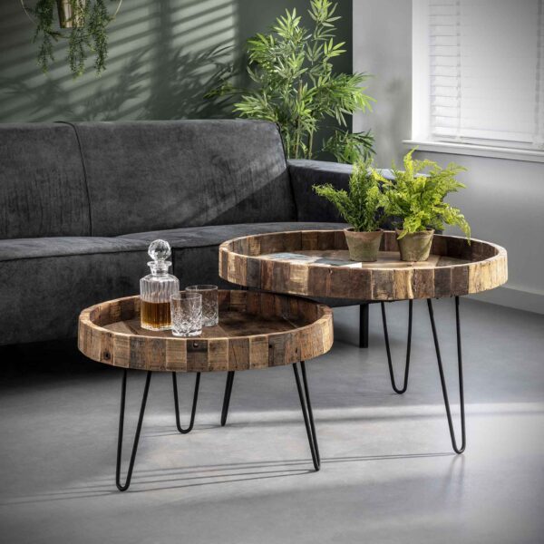 Lodge salontafel set van twee