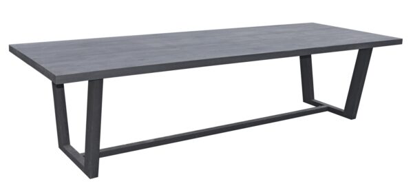 Max & Luuk Lauren Table Teak 300x110 cm Charcoal