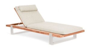 Suns Nardo Lounger Camel Sand-Teak-Natural Mixed