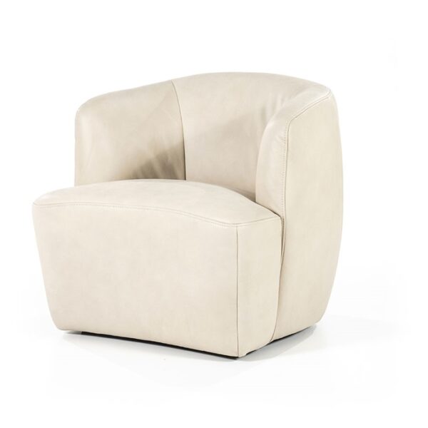 Eleonora Charissa fauteuil twilight leer beige