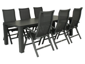 Diningset Torino 240 cm + Roma standenstoel