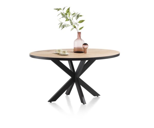 Henders en Hazel Avalox eettafel rond 110 x 130 cm naturel