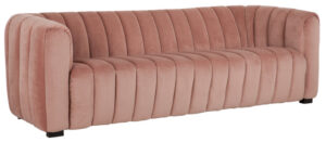 Must Living Elegant sofa smooth pink