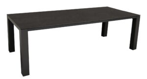 Tuintafel Torino 240 Alu Grey Ceramic Kedra Black