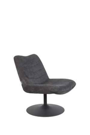 Zuiver Bubba lounge chair donker grijs