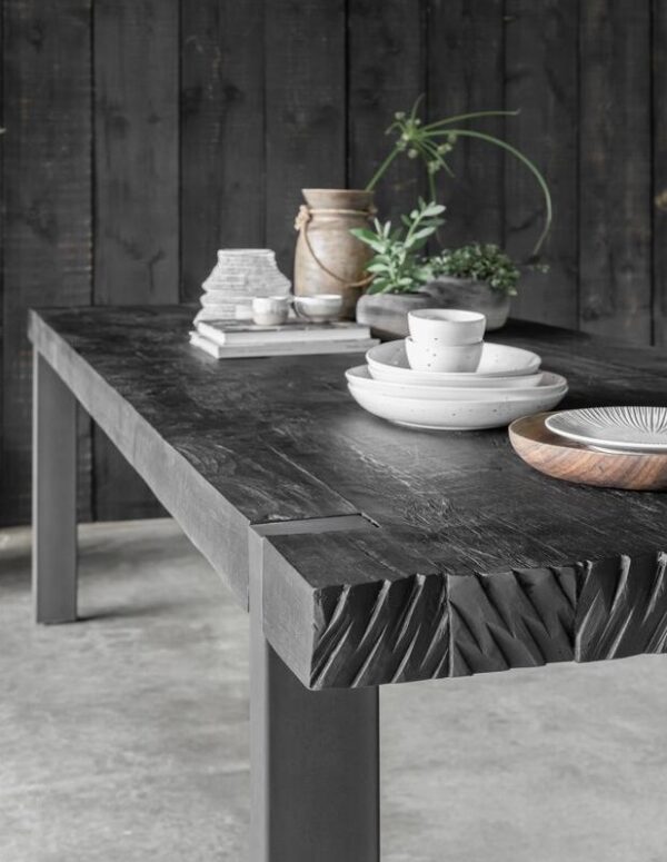 DTP Home Beam black eetkamertafel 250 x 100 cm