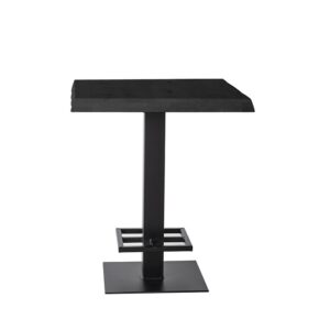 Eleonora countertafel 80 x 80 cm zwart