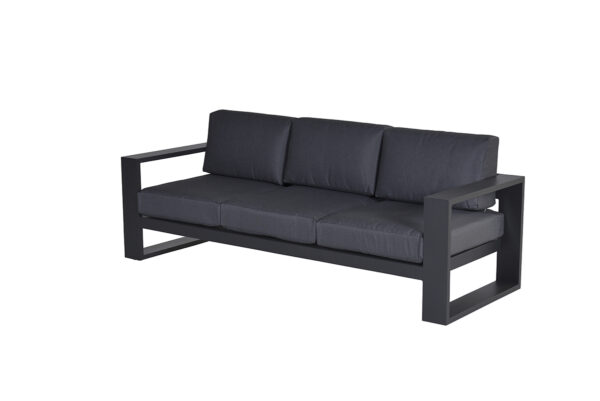 Garden Impressions Cube Loungesofa 3-zits Carbon Black