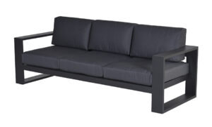 Garden Impressions Cube Loungesofa 3-zits Carbon Black