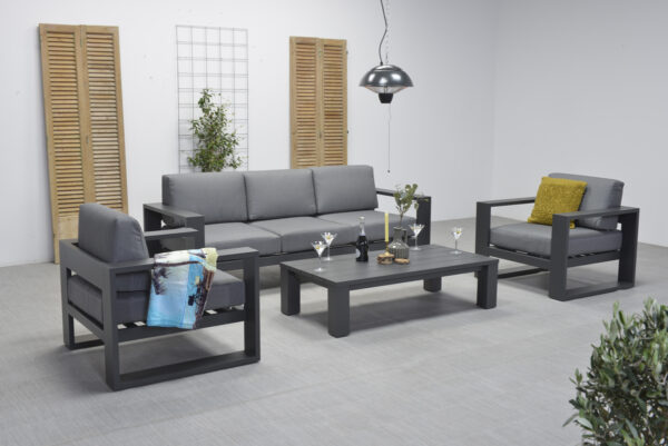Garden Impressions Cube Loungesofa-set Carbon Black