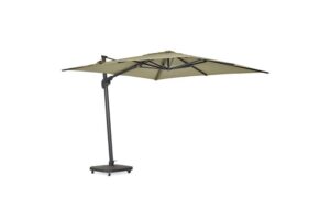 Suns Palmoli Parasol 3x3 Grey-Forest Green