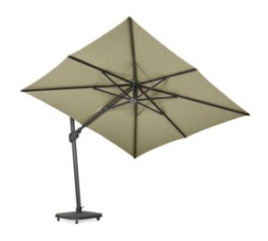 Suns Palmoli Parasol 3x4 Grey-Forest Green