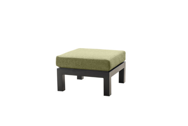 Yoi Midori Ottoman alu black emerald green