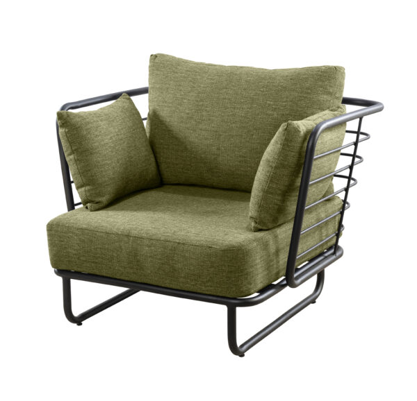 Yoi Taiyo Loungechair black emerald green