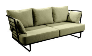 Yoi Taiyo Sofa 3 seater black emerald green