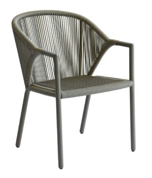 Borek Madeira Chair Rope Slate