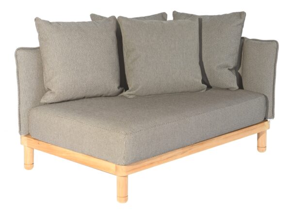 Borek Softline Loveseat Left Milkybrown