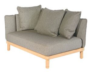 Borek Softline Loveseat Right Milkybrown