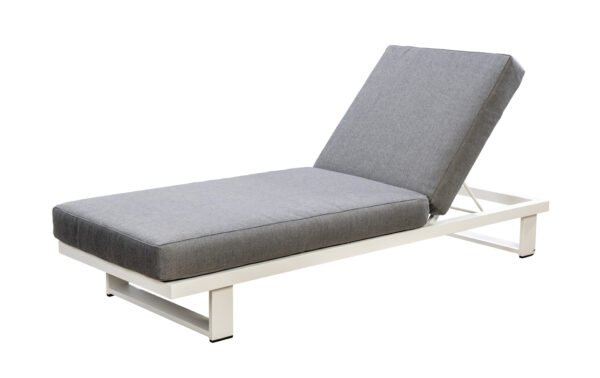 Yoi Kazoku lounger white mixed grey