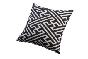 Yoi Sierkussen 50x50 maze black