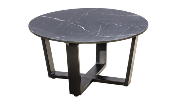 Yoi Teeburu Coffeetable 60 black slate