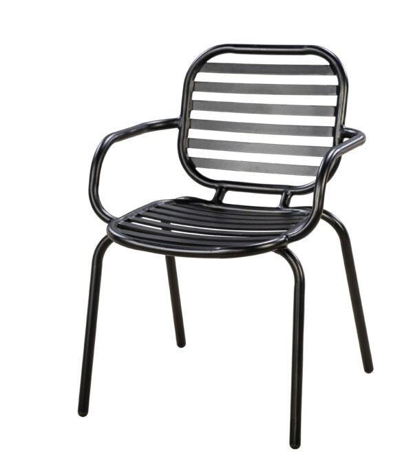 Yoi Tomo dining chair alu black