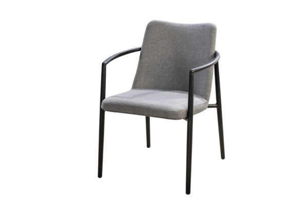 Yoi Youkou diningchair alu black mixed grey